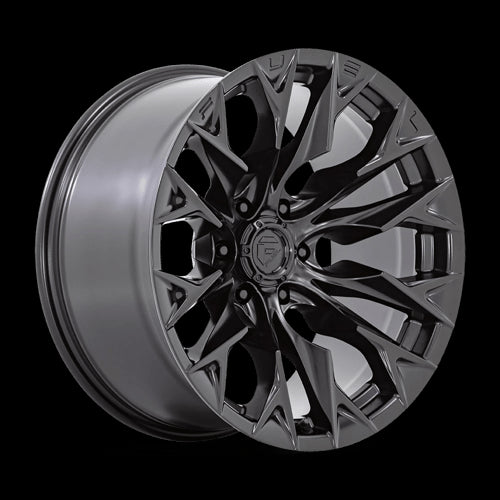 20X9 Fuel 1PC D804 Flame Blackout 5X139.7 5X5.5 ET1 Wheel Rim - 0