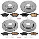 PowerStop Z23 Daily Driver Carbon-Fiber Ceramic Brake Pad and Drilled & Slotted