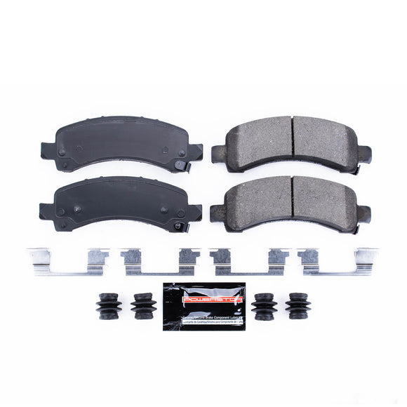 PowerStop Z23 Evolution Sport Carbon-Fiber Brake Pads With Hardware