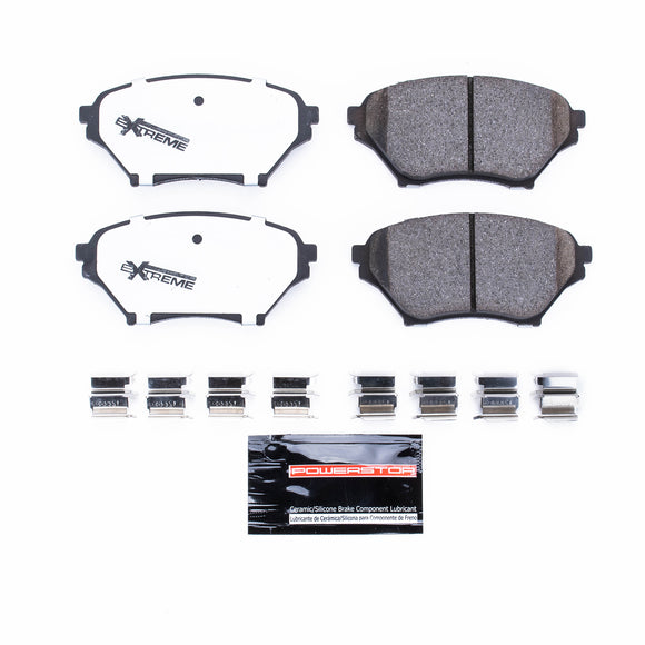 PowerStop Z26 Street Performance Carbon-Fiber Ceramic Brake Pads With Hardware