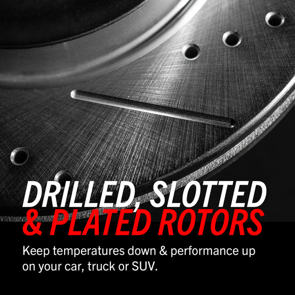PowerStop Z23 Daily Driver Carbon-Fiber Ceramic Brake Pad and Drilled & Slotted
