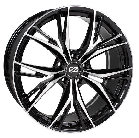 18X8 Enkei ONX Wheel/Rim Black Machined 5x110 ET40 18-8 5-110 Each
