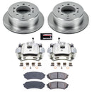 PowerStop OE Stock Replacement Low-Dust Ceramic Brake Pad, Rotor and Caliper Kit