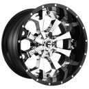 20X12 Fuel D246 Assault Chrome/GBL 6X135/6X139.7 ET-43 wheel/rim