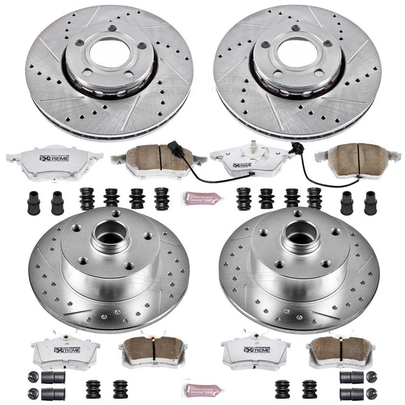 PowerStop Z26 Street Performance Ceramic Brake Pad and Drilled & Slotted Rotor K