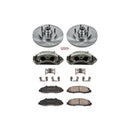 PowerStop OE Stock Replacement Low-Dust Ceramic Brake Pad, Rotor and Caliper Kit