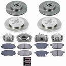 PowerStop OE Stock Replacement Low-Dust Ceramic Brake Pad, Rotor and Caliper Kit