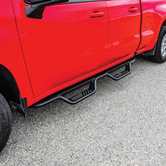 Westin Outlaw Drop Nerf Step Bars Powder Coated Textured Black Steel 20-13715