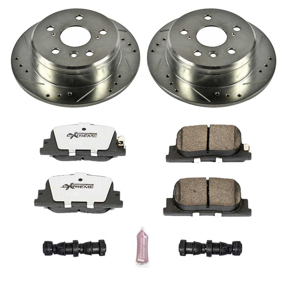 PowerStop Z26 Street Performance Ceramic Brake Pad and Drilled & Slotted Rotor K