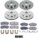 PowerStop OE Stock Replacement Low-Dust Ceramic Brake Pad and Rotor Kit