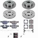 PowerStop OE Stock Replacement Low-Dust Ceramic Brake Pad and Rotor Kit