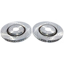 PowerStop Evolution Drilled Slotted Rotors Pair Front For INFINITI QX60