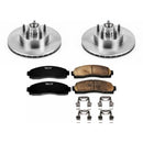 PowerStop OE Stock Replacement Low-Dust Ceramic Brake Pad and Rotor Kit