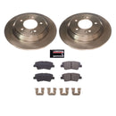 PowerStop OE Stock Replacement Low-Dust Ceramic Brake Pad and Rotor Kit