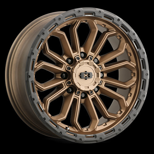 18x9 Vision 405 Korupt Satin Bronze 8x170 ET12 Wheel Rim - 0