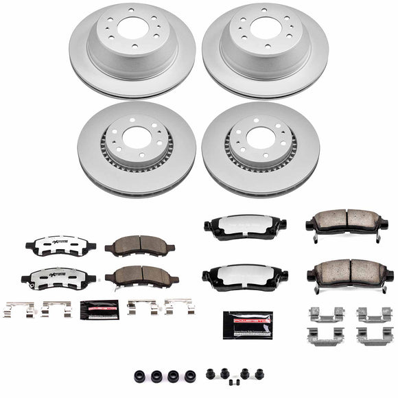 Z36 Truck & Tow Premium Carbon-Fiber Ceramic Brake Pad and Fully Coated Rotor Ki