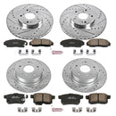 PowerStop Z23 Daily Driver Carbon-Fiber Ceramic Brake Pad and Drilled & Slotted