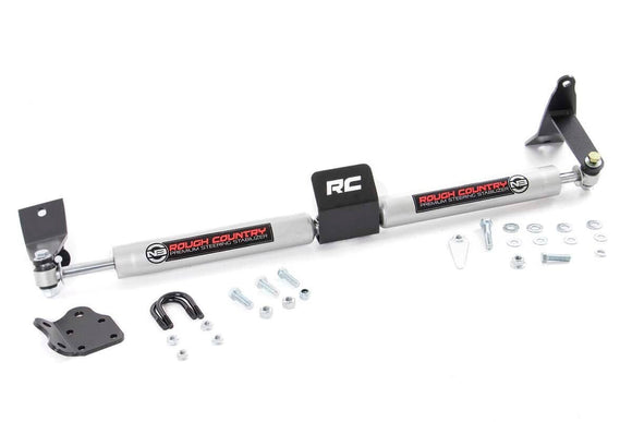 Rough Country N3 Steering Stabilizer Dual 2-8" Lift For Ram 2500 10-13