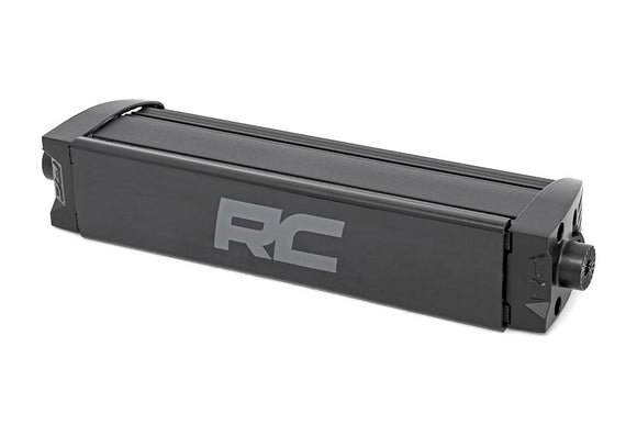 Rough Country Black Series LED Light Bar Cool White DRL8" For Single Row Pair