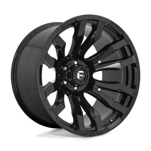 20x8.25 Fuel Off-Road D675 Blitz Gloss Black 8x165.1 ET-240 CB121.5 Wheel Rim