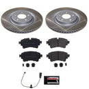 PowerStop Semi-Coated Rotor and Low-Dust Ceramic Brake Pad Kit