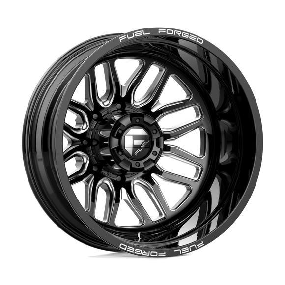 22x8.25 Fuel Off-Road DB66 FFC66 Matte Black Milled 8x200 ET-202 CB142 Wheel Rim