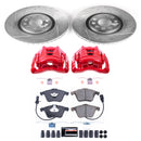PowerStop Z23 Daily Driver Carbon-Fiber Ceramic Pads Drilled & Slotted Rotor & C