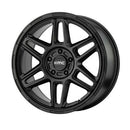17X8 KMC KM716 NOMAD Satin Black 5X110 ET38 wheel/rim-4