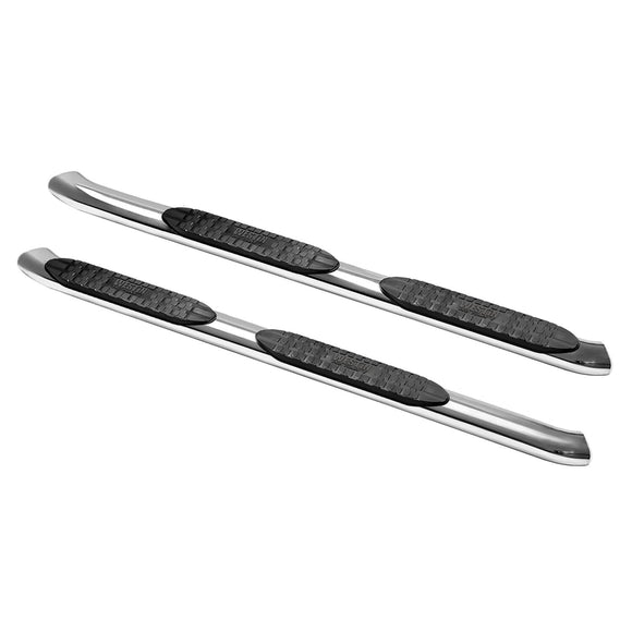 Westin PRO TRAXX 5 Oval Nerf Step Bars Polished Stainless Steel 21-54060