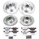 PowerStop Z26 Street Performance Ceramic Brake Pad and Drilled & Slotted Rotor K