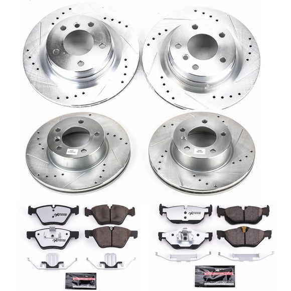 PowerStop Z26 Street Performance Ceramic Brake Pad and Drilled & Slotted Rotor K