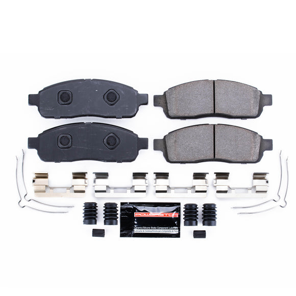 PowerStop Z23 Evolution Sport Carbon-Fiber Brake Pads With Hardware