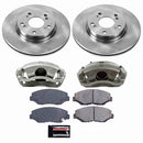 PowerStop OE Stock Replacement Low-Dust Ceramic Brake Pad, Rotor and Caliper Kit