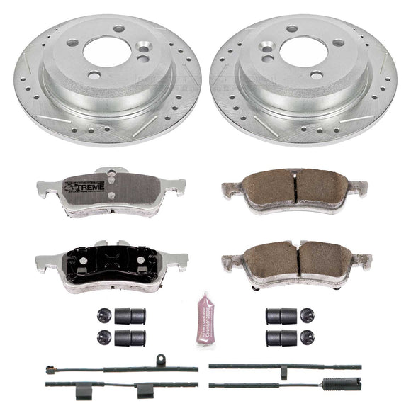 PowerStop Z26 Street Performance Ceramic Brake Pad and Drilled & Slotted Rotor K