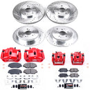 PowerStop Z23 Daily Driver Carbon-Fiber Ceramic Pads Drilled & Slotted Rotor & C