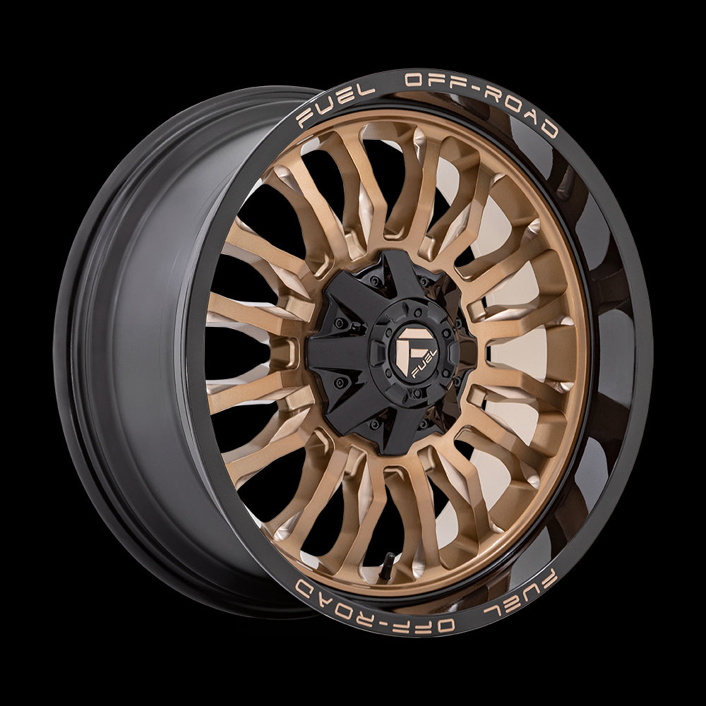 20X9 Fuel D797 ARC Platinum Bronze With Black Lip 8X165.1 ET1 wheel/rim