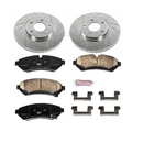 PowerStop Z23 Daily Driver Carbon-Fiber Ceramic Brake Pad and Drilled & Slotted