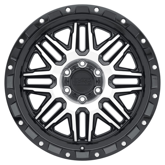 20x9 Black Rhino Alamo Gloss Black Machined Face SS Bolts 6x139.7 ET12 Wheel