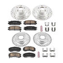 PowerStop Z23 Daily Driver Carbon-Fiber Ceramic Brake Pad and Drilled & Slotted