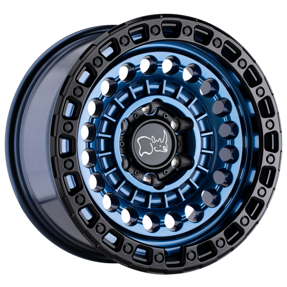 20x9.5 Black Rhino Sentinel Cobalt Blue Black Lip Edge 6x139.7 ET12.00 Wheel
