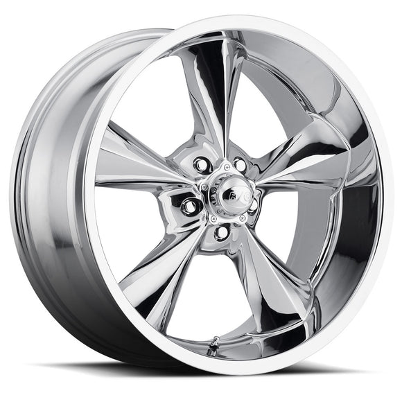 20x8.5 B/G Rod Works Old School Chrome 5x120.65 ET7 wheel/rim
