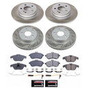 PowerStop Semi-Coated Rotor and Low-Dust Ceramic Brake Pad Kit
