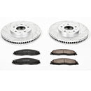 PowerStop Z23 Daily Driver Carbon-Fiber Ceramic Brake Pad and Drilled & Slotted