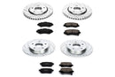 PowerStop Z23 Daily Driver Carbon-Fiber Ceramic Brake Pad and Drilled & Slotted