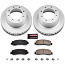 PowerStop Genuine Geomet Coated Rotor and Low-Dust Ceramic Brake Pad Kit