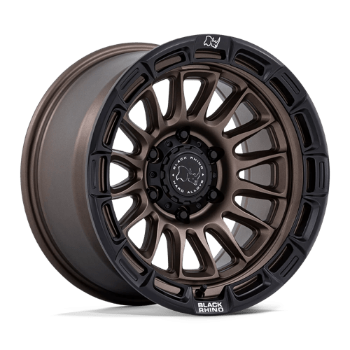 17x9 Black Rhino BR025 Rival Burnt Bronze W/ Matte Black Lip 5x127 ET-12 Wheel