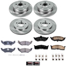 PowerStop OE Stock Replacement Low-Dust Ceramic Brake Pad and Rotor Kit