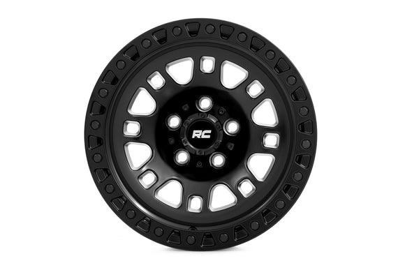 Rough Country 82 Series Gloss Black 18x9 6x5.5 ET-12 Wheel Rim