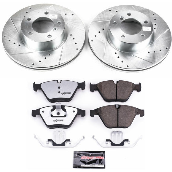 PowerStop Z26 Street Performance Ceramic Brake Pad and Drilled & Slotted Rotor K