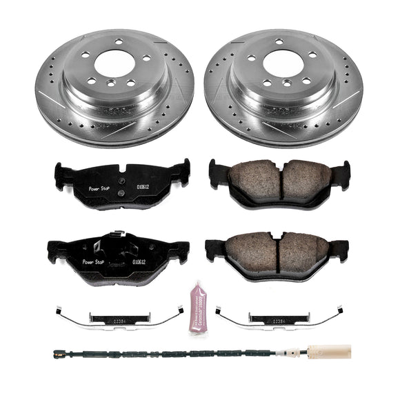 PowerStop Z23 Daily Driver Carbon-Fiber Ceramic Brake Pad and Drilled & Slotted